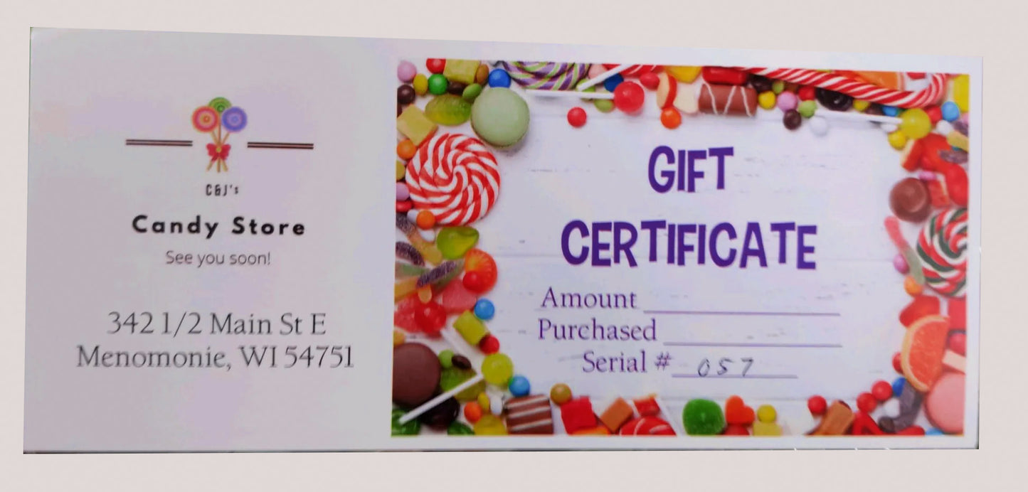 Gift Certificate