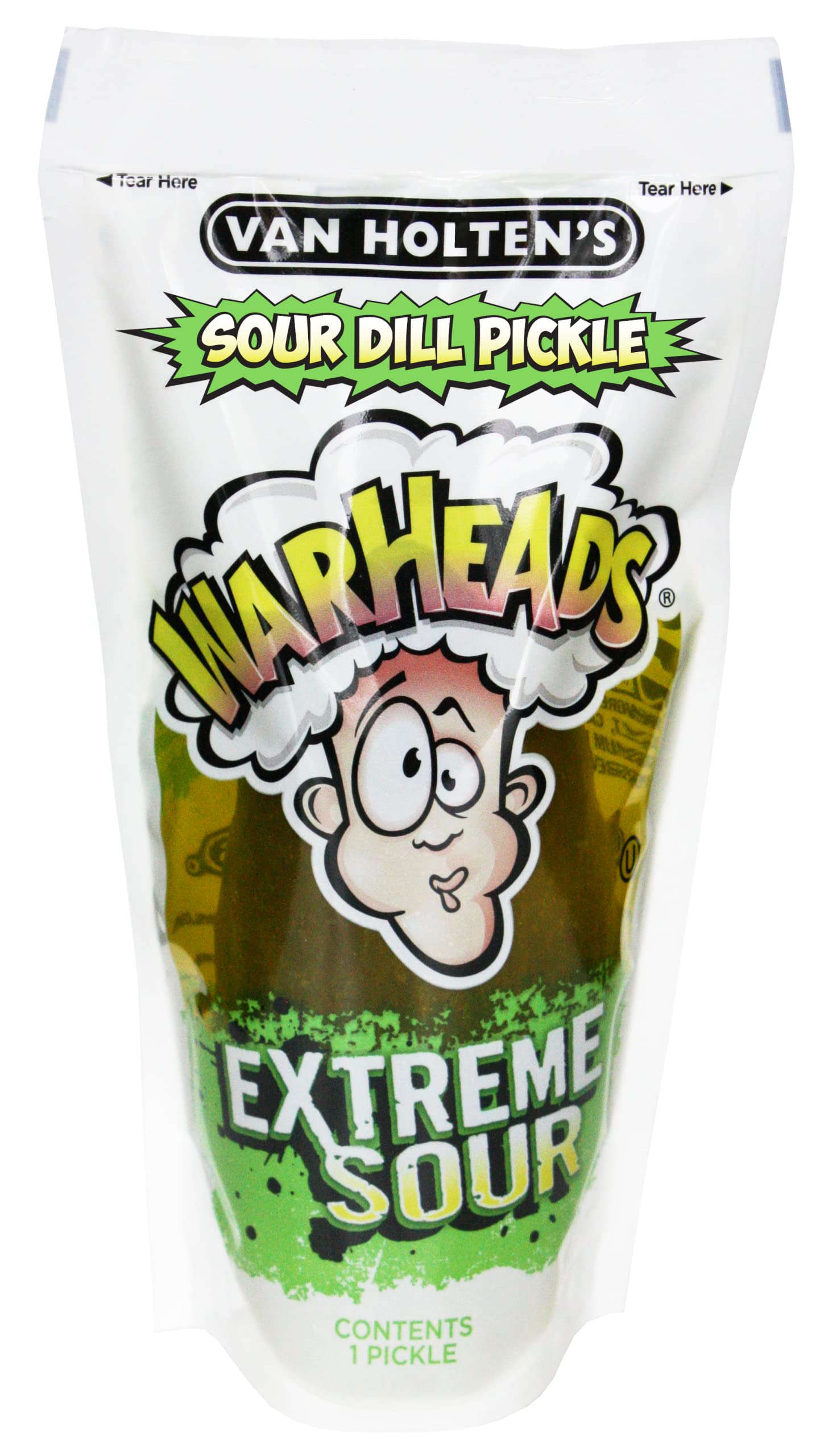 Van Holten's Pickle in a Pouch WarHeads Sour Dill