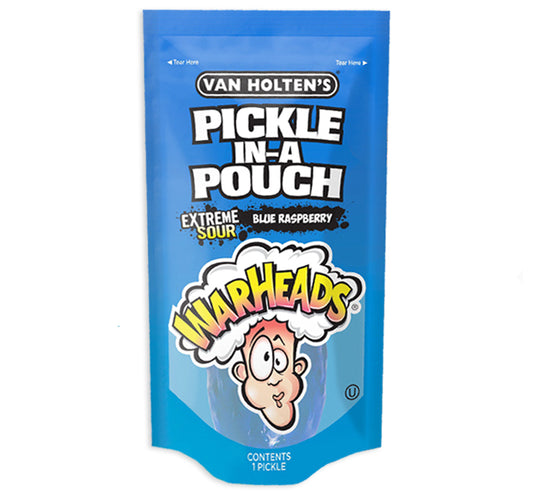 Van Holten Jumbo Pickle WarHeads Blue Raspberry