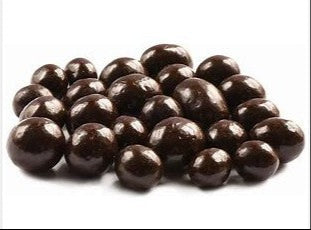 Dark chocolate covered coffee beans, 6-ounce package