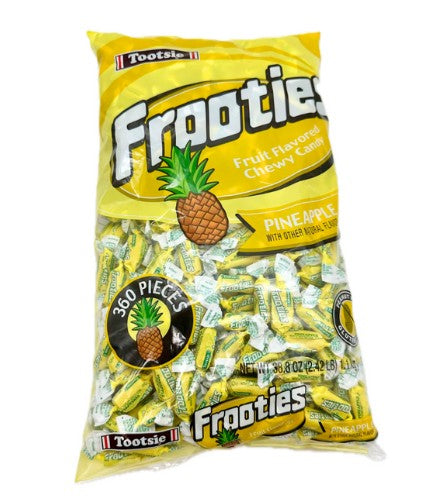 Tootsie Frooties, Pineapple, 5-pound bag