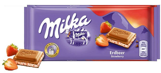 Milka Erdbeer (Strawberry)