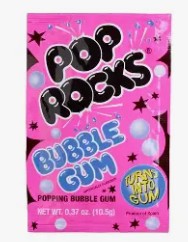 Pop rocks gum