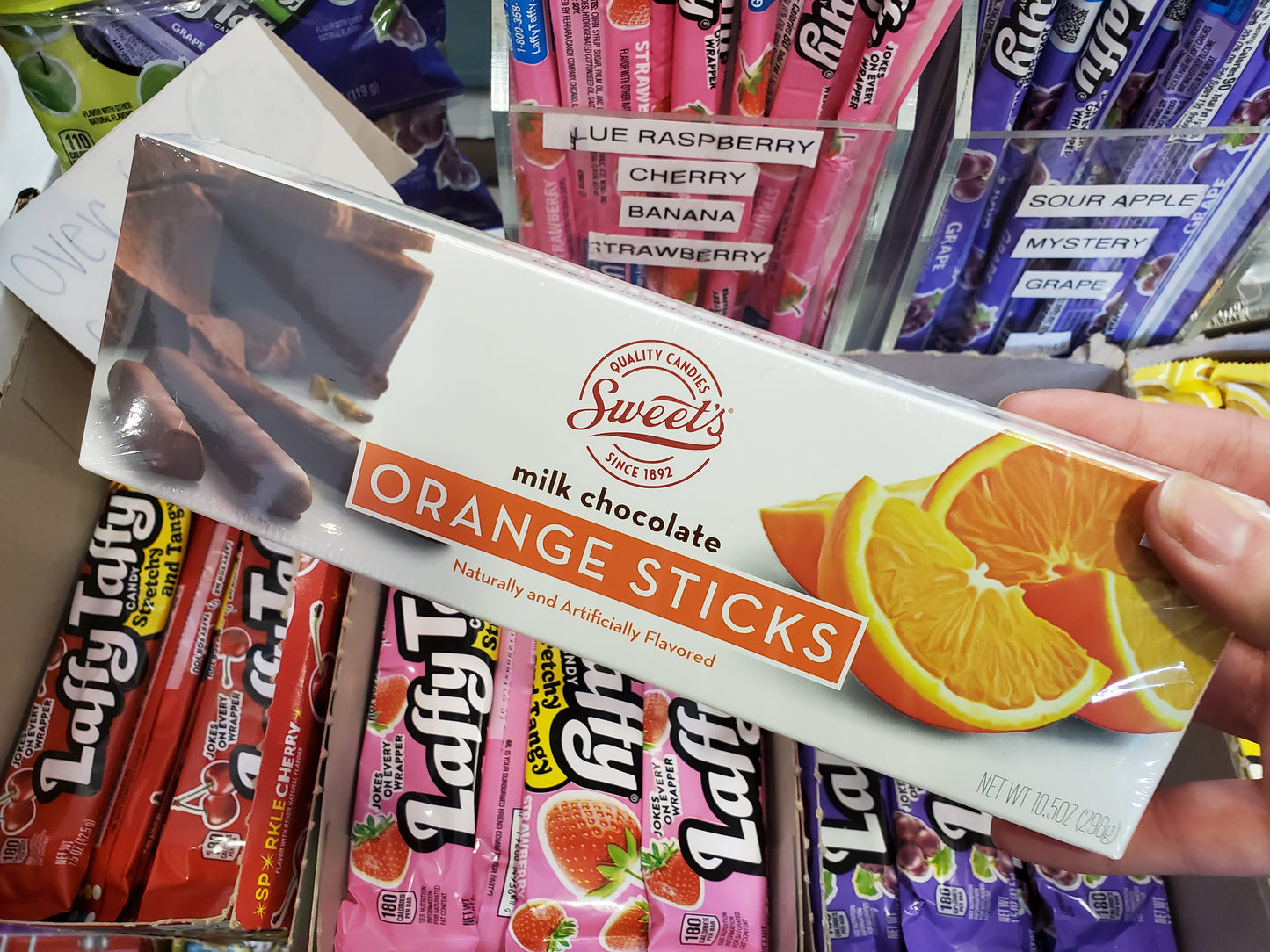 Sweet's Orange Sticks – C&Js Candy Store & Scoop Shoppe